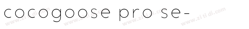 cocogoose pro se字体转换
